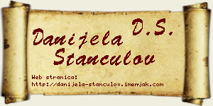 Danijela Stančulov vizit kartica